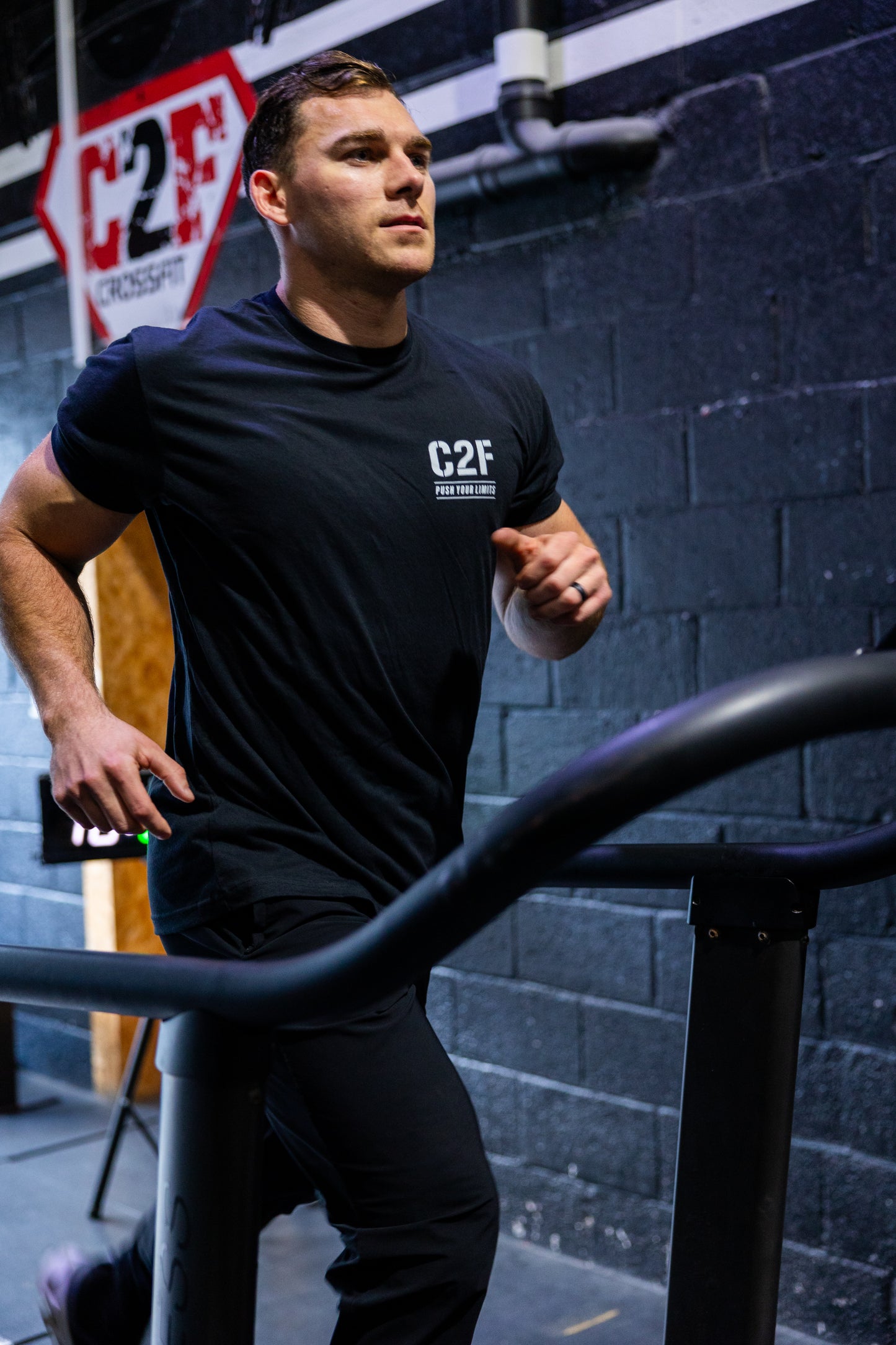 C2F T-Shirt - Black/Navy/Grey